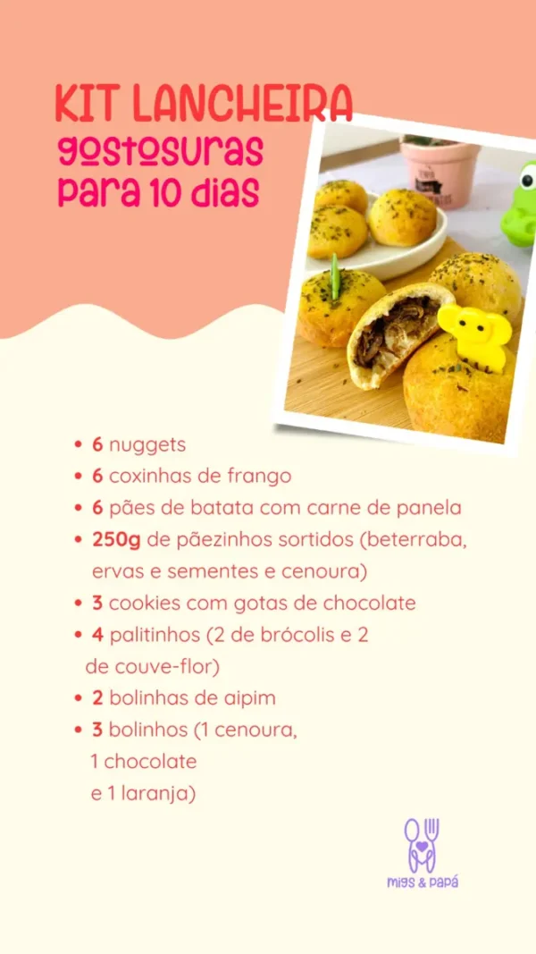 Kit Lancheira 10 dias